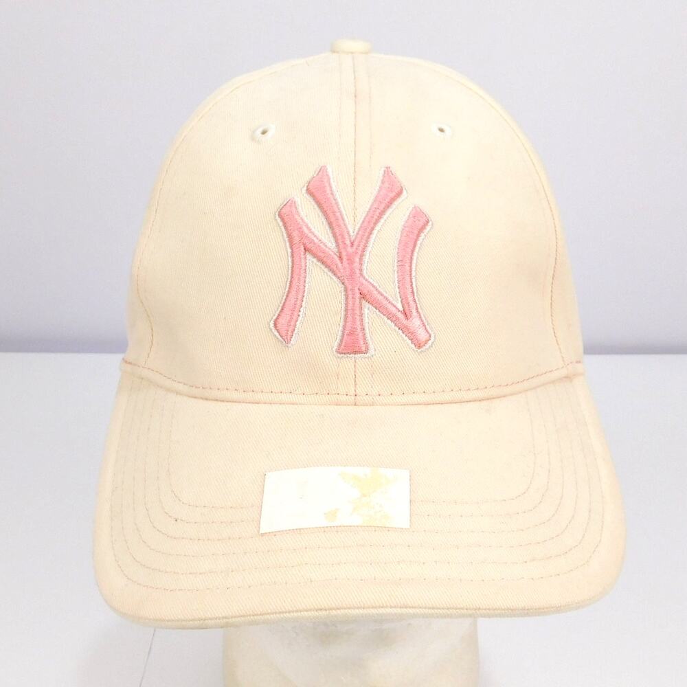 Vintage New York Yankees Pink Adjustable Hat Youth MLB Genuine Merchandise NWT